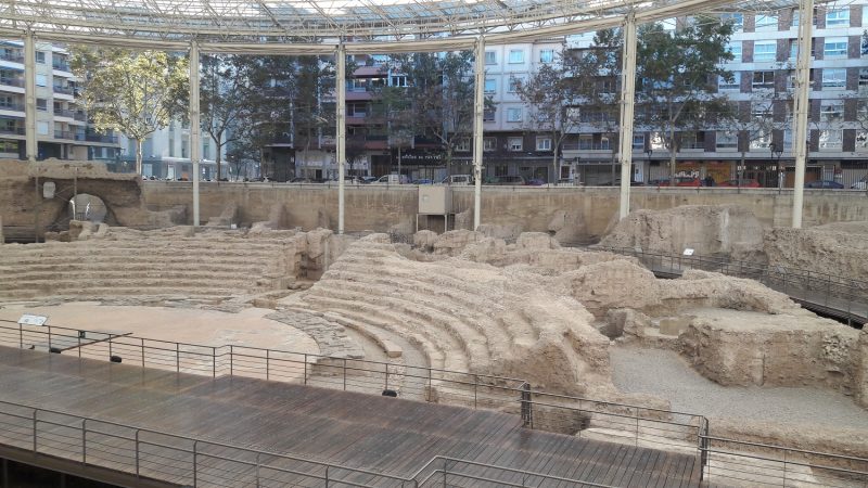 Pozostatky rímskeho divadla v Zaragoze