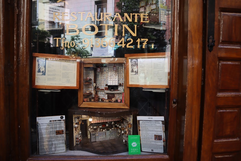 Najstarsia restauracia v Madride Sobrino de Botin