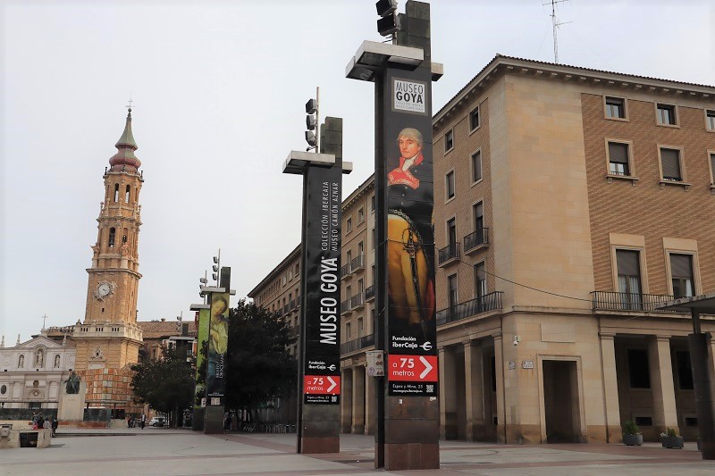Museo de Goya z námestie Plaza del Pilar