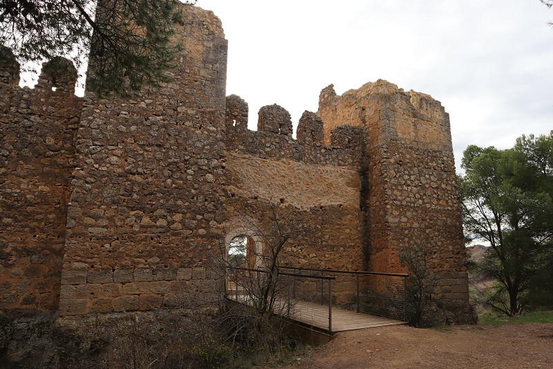 Najzachovalejšia a jediná časť hradu Castillo de Anento