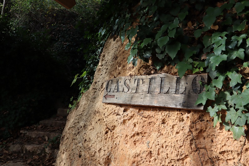 Smer na hrad Castillo de Anento