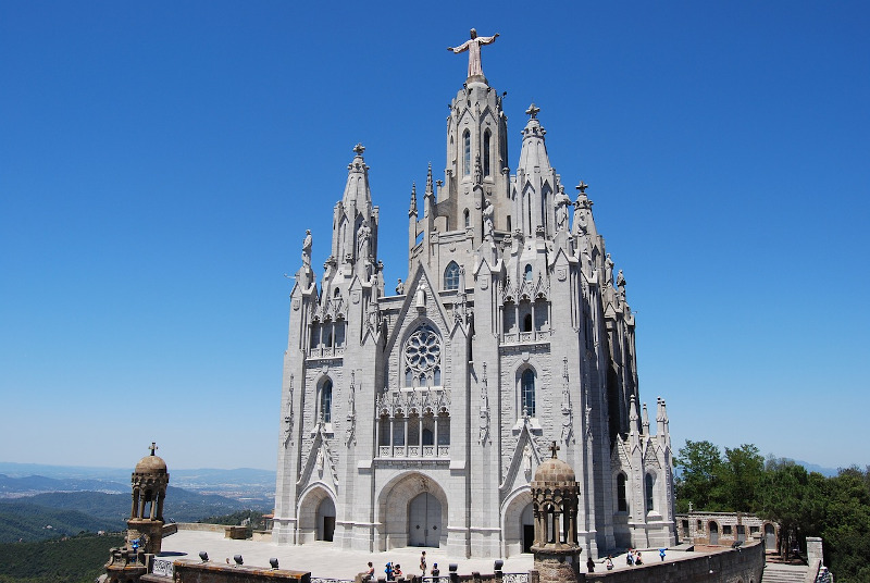 Tibidabo v Barcelone.